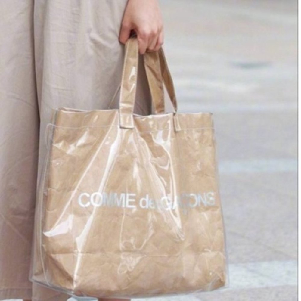 COMME DES GARCONS PLAY PVC HANDBAGS - Picture 2 of 4